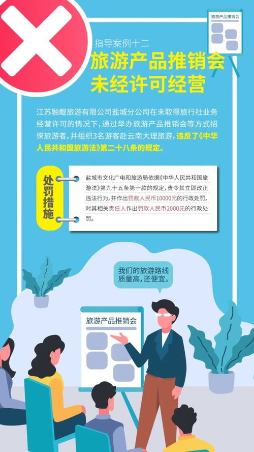 江苏省第二批旅游市场典型案例发布 严查未经许可经营与不合理低价团